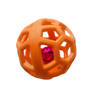 Dog Chew Ball Toy TPR Pets Interactive Training Toys For Small Large Dog Teeth Cleaning Molar Supplies Outdoor Pets Ball Toy Novara Shop  23.99 Novara Shop Orange Bell Ball 9cm  23.99