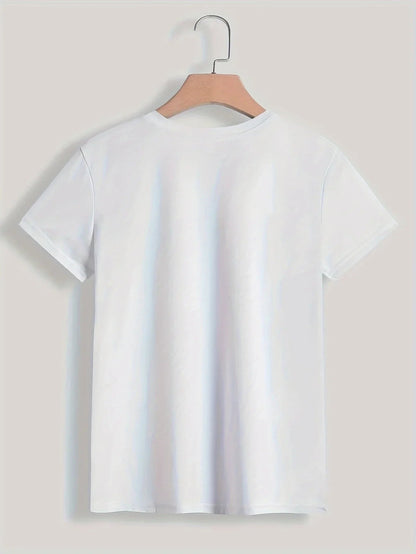 90s Paris Women T-Shirt - Casual Short Sleeve Crew Neck Top for Spring &amp; Summer Novara Shop   Novara Shop