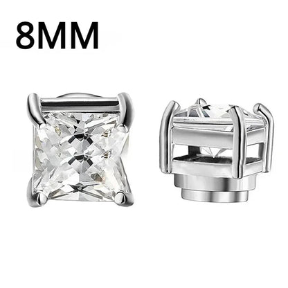 1Pairs Crystal Strong Magnetic Ear Stud Clip Earrings for My Novara Shop   Novara Shop