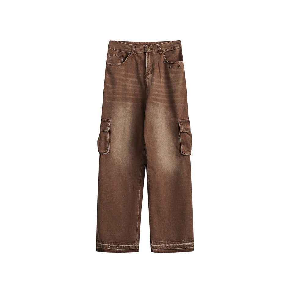 Retro Workwear Casual Pants For Men And Women
