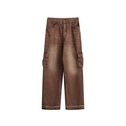 Retro Workwear Casual Pants For Men And Women