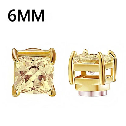 1Pairs Crystal Strong Magnetic Ear Stud Clip Earrings for My Novara Shop   Novara Shop