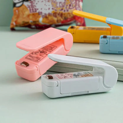 Mini Heat Bag Sealing Machine - Portable Plastic Bag Clip for Food Storage and Snack Sealing Kitchen Gadgets Novara Shop   Novara Shop