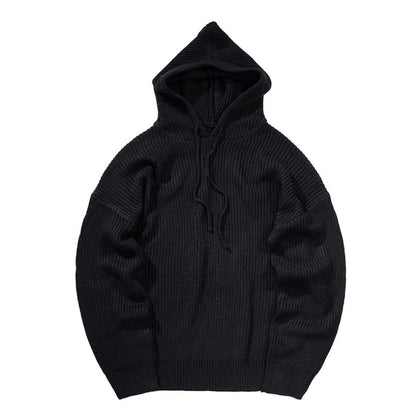 Hooded knit sweater Novara Shop  69.99 Novara Shop Black / XXL  69.99