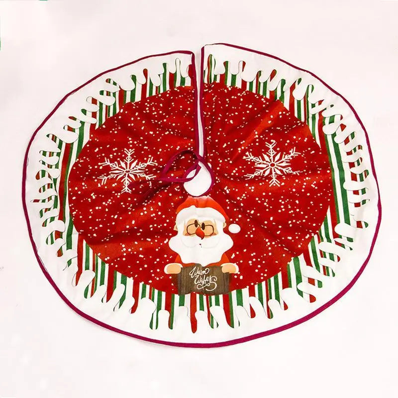 Christmas tree skirt Christmas tree decorations Christmas gifts Christmas scene matching - Novarashop