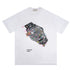 Watch Print Short-sleeved T-shirt Men Novara Shop Watch Print Short-sleeved T-shirt Men 36.00 Novara Shop White / XL Watch Print Short-sleeved T-shirt Men 36.00