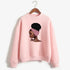 Women Fashion Loose Pink Hoodie Novara Shop  28.65 Novara Shop Pink C / XXL  28.65