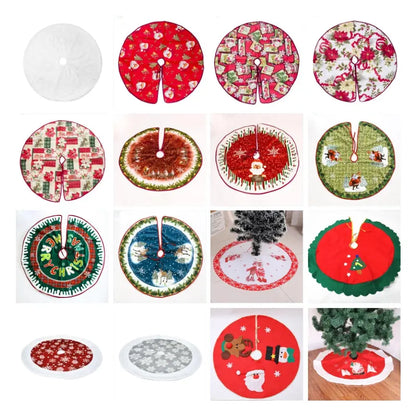Christmas tree skirt Christmas tree decorations Christmas gifts Christmas scene matching - Novarashop