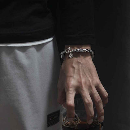 Double-headed Keel Bracelet Punk Gothic