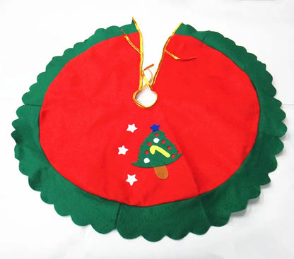 Christmas tree skirt Christmas tree decorations Christmas gifts Christmas scene matching - Novarashop
