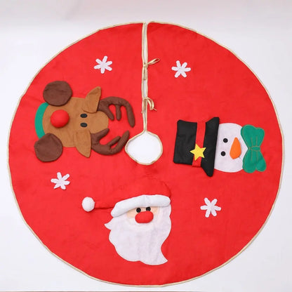Christmas tree skirt Christmas tree decorations Christmas gifts Christmas scene matching - Novarashop