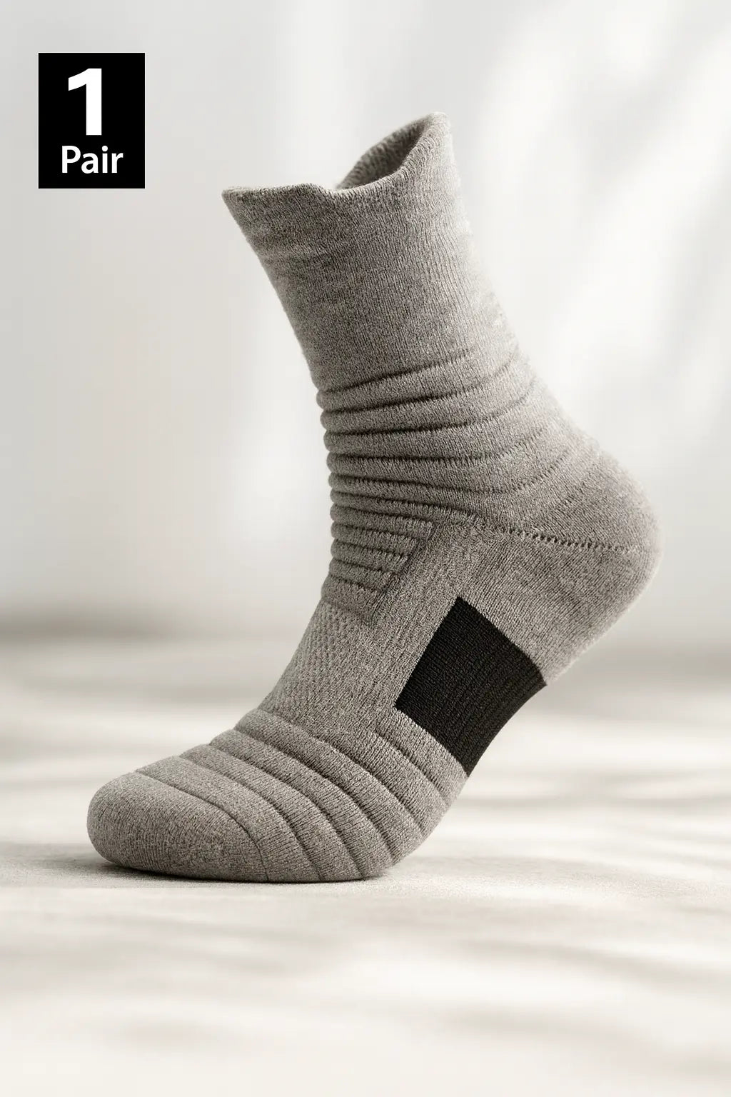 1/3 Pairs Anti-slip Football Socks Men Cotton Sock Short Long Tube Soccer Basketball Sport Socks Breathable Deodorous Sock 39-45 Novarashop