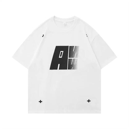 Loose Sports Pullover Half Sleeve Shirt Novara Shop  36.00 Novara Shop White / XL  36.00