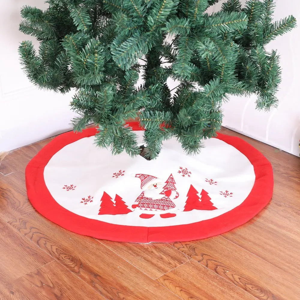 Christmas tree skirt Christmas tree decorations Christmas gifts Christmas scene matching - Novarashop