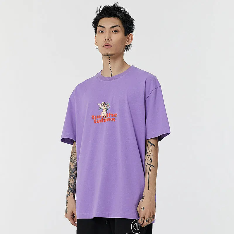 Angel print T-shirt Novara Shop   Novara Shop
