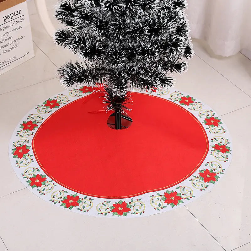 Christmas tree skirt Christmas tree decorations Christmas gifts Christmas scene matching - Novarashop