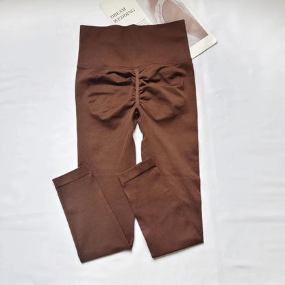 Seamless High Waist Yoga Leggings for Gym, Running, and Sport - Quick Dry Scrunch Butt Pants Novara Shop   Novara Shop