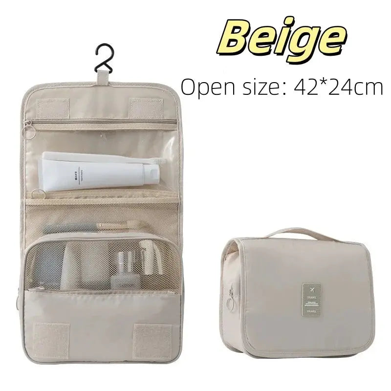 Large Travel Makeup Bag - Capacity Dry Wet Separation Handheld Storage Bag, Washable Multi-Functional Hanging Makeup Bag Novara Shop   Novara Shop