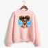 Women Fashion Loose Pink Hoodie Novara Shop  28.65 Novara Shop Pink B / XXL  28.65