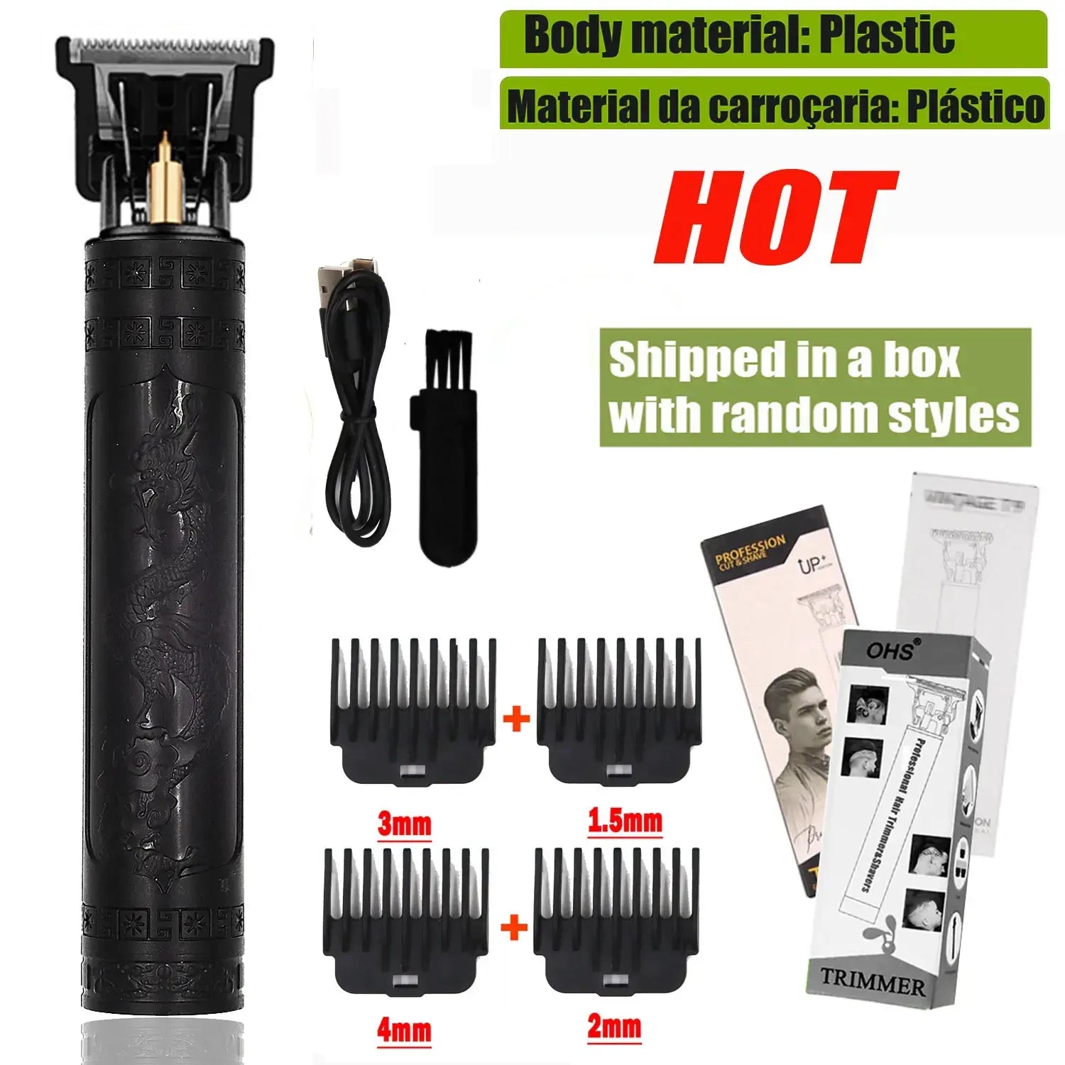Vintage T9 Hair Clipper Beard Shaving Body Hair Trimmer Clippers Electric Men Haircut Machine 0mm Barber Shaver Novara Shop   Novara Shop
