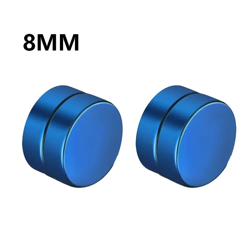 1Pairs Crystal Strong Magnetic Ear Stud Clip Earrings for My Novara Shop   Novara Shop