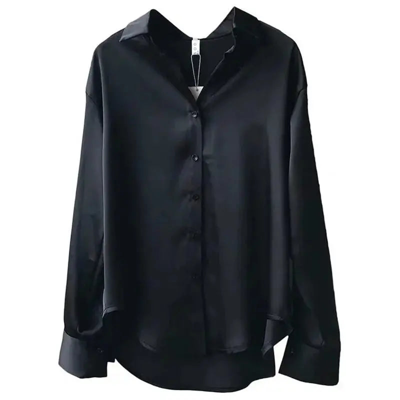 Woman Spring Autumn Style Blouses Shirts Lady Casual Long Sleeve Turn-down Collar Blusas Tops DF4849 Novara Shop   Novara Shop