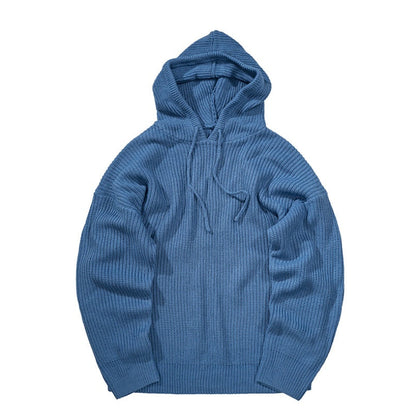 Hooded knit sweater Novara Shop  69.99 Novara Shop Light blue / XXL  69.99