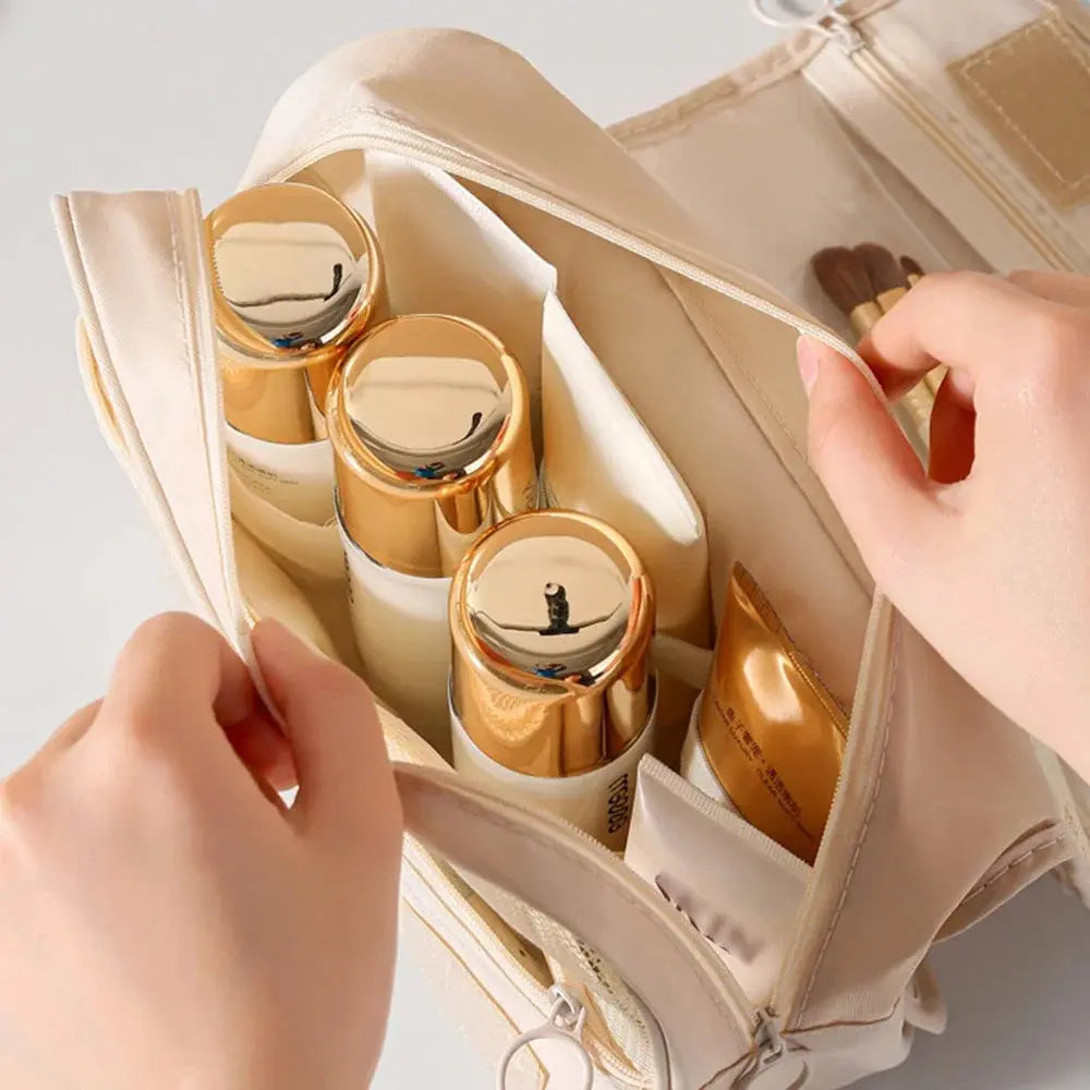 Large Travel Makeup Bag - Capacity Dry Wet Separation Handheld Storage Bag, Washable Multi-Functional Hanging Makeup Bag Novara Shop   Novara Shop