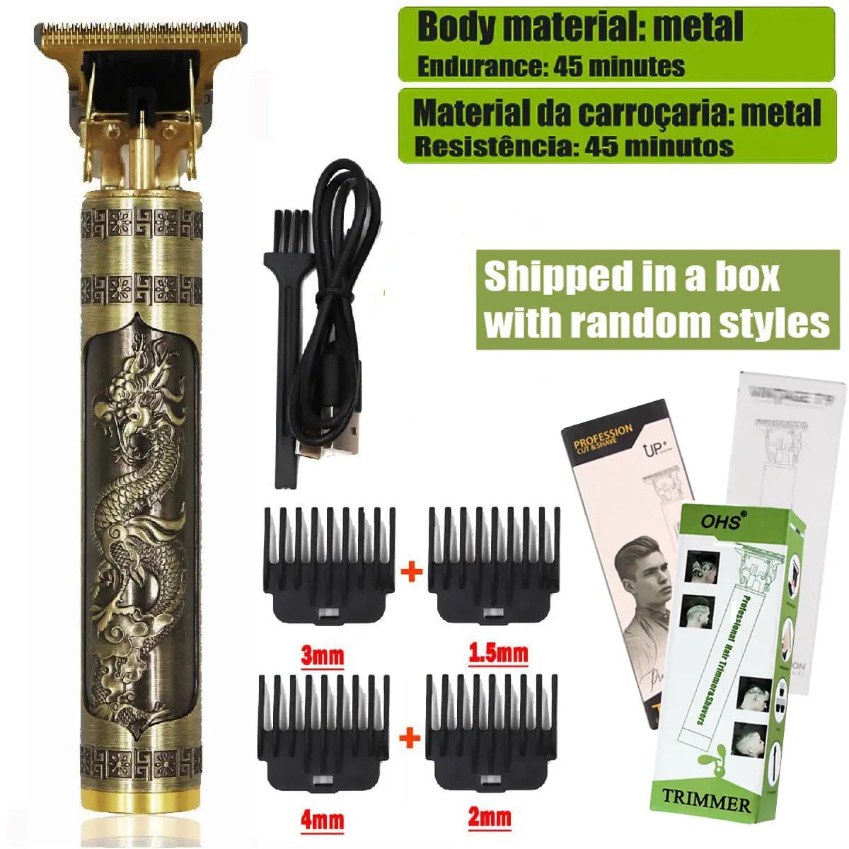 Vintage T9 Hair Clipper Beard Shaving Body Hair Trimmer Clippers Electric Men Haircut Machine 0mm Barber Shaver Novara Shop   Novara Shop