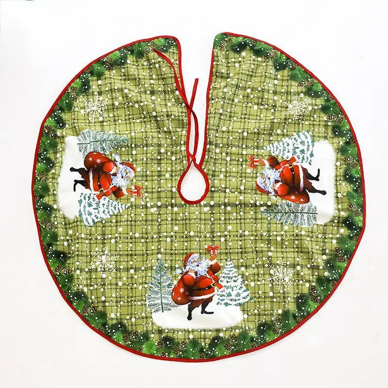 Christmas tree skirt Christmas tree decorations Christmas gifts Christmas scene matching - Novarashop