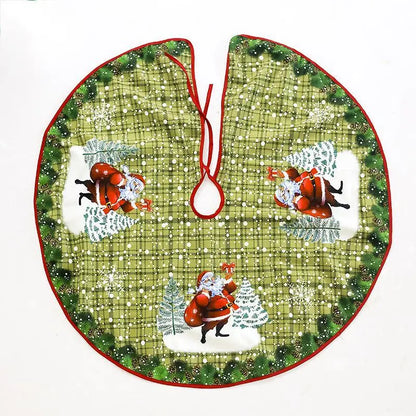 Christmas tree skirt Christmas tree decorations Christmas gifts Christmas scene matching - Novarashop