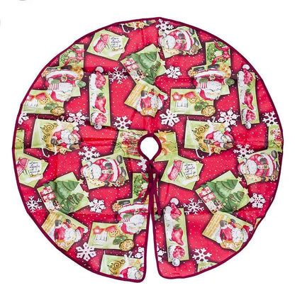 Christmas tree skirt Christmas tree decorations Christmas gifts Christmas scene matching - Novarashop