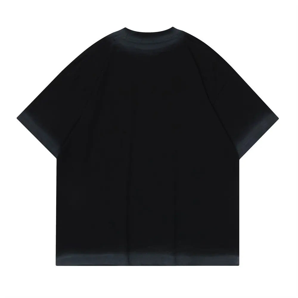 Letter Print Short-sleeve T-shirt Men Novara Shop   Novara Shop