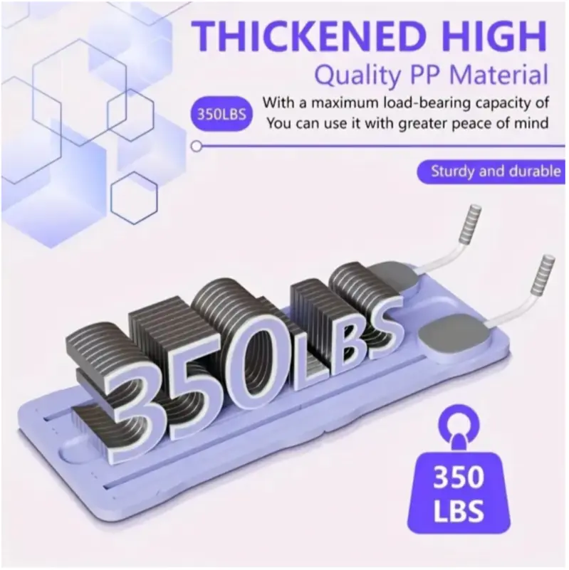 Commercial Home Foldable Pilates Board Multifunctional Reformer Abdominal Core Trainer Ab Exercise Roller Workout Equipment - Novarashop