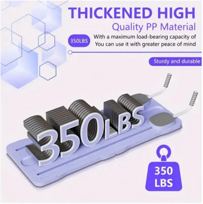 Commercial Home Foldable Pilates Board Multifunctional Reformer Abdominal Core Trainer Ab Exercise Roller Workout Equipment - Novarashop