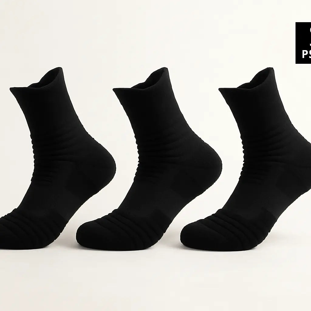 1/3 Pairs Anti-slip Football Socks Men Cotton Sock Short Long Tube Soccer Basketball Sport Socks Breathable Deodorous Sock 39-45 Novarashop