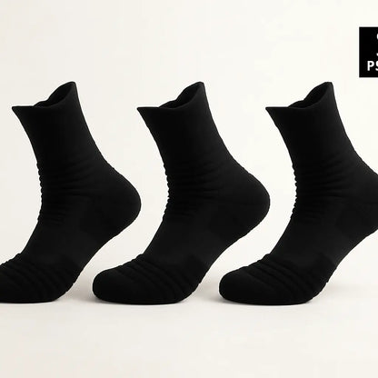 1/3 Pairs Anti-slip Football Socks Men Cotton Sock Short Long Tube Soccer Basketball Sport Socks Breathable Deodorous Sock 39-45 Novarashop