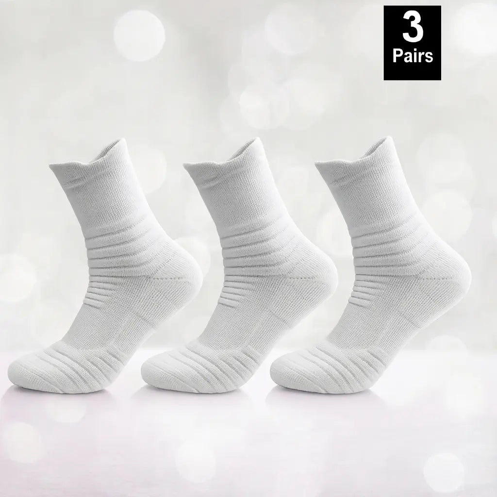 1/3 Pairs Anti-slip Football Socks Men Cotton Sock Short Long Tube Soccer Basketball Sport Socks Breathable Deodorous Sock 39-45 Novarashop