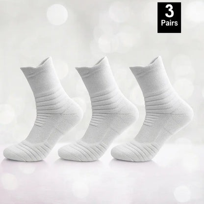 1/3 Pairs Anti-slip Football Socks Men Cotton Sock Short Long Tube Soccer Basketball Sport Socks Breathable Deodorous Sock 39-45 Novarashop