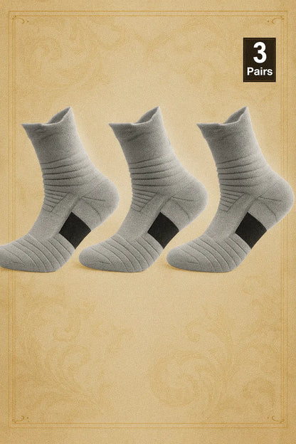 1/3 Pairs Anti-slip Football Socks Men Cotton Sock Short Long Tube Soccer Basketball Sport Socks Breathable Deodorous Sock 39-45 Novarashop