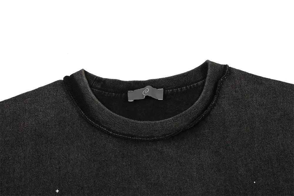 Letter Print Short-sleeve T-shirt Men Novara Shop   Novara Shop