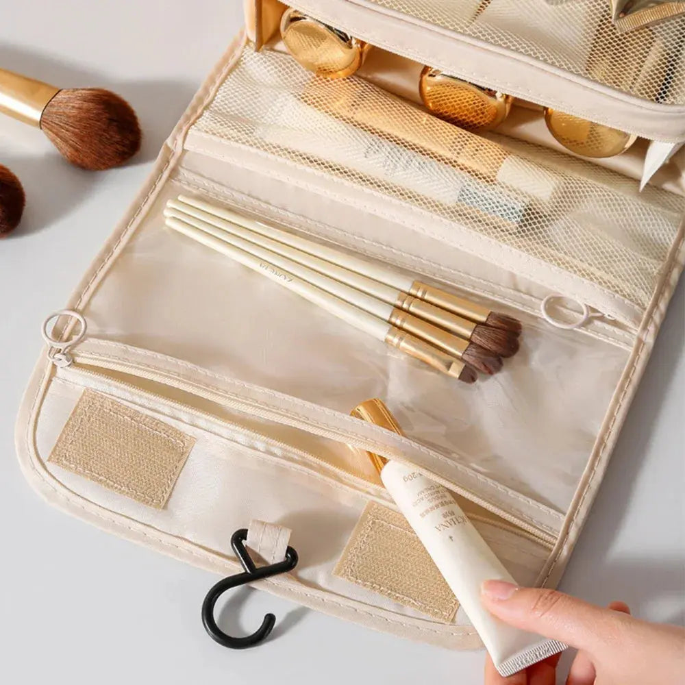 Large Travel Makeup Bag - Capacity Dry Wet Separation Handheld Storage Bag, Washable Multi-Functional Hanging Makeup Bag Novara Shop   Novara Shop
