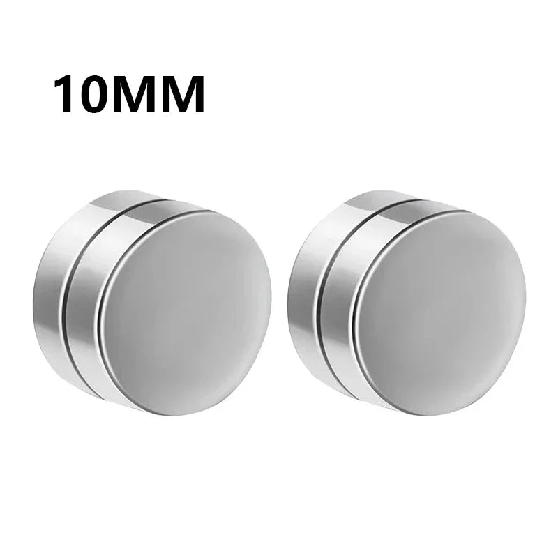 1Pairs Crystal Strong Magnetic Ear Stud Clip Earrings for My Novara Shop   Novara Shop