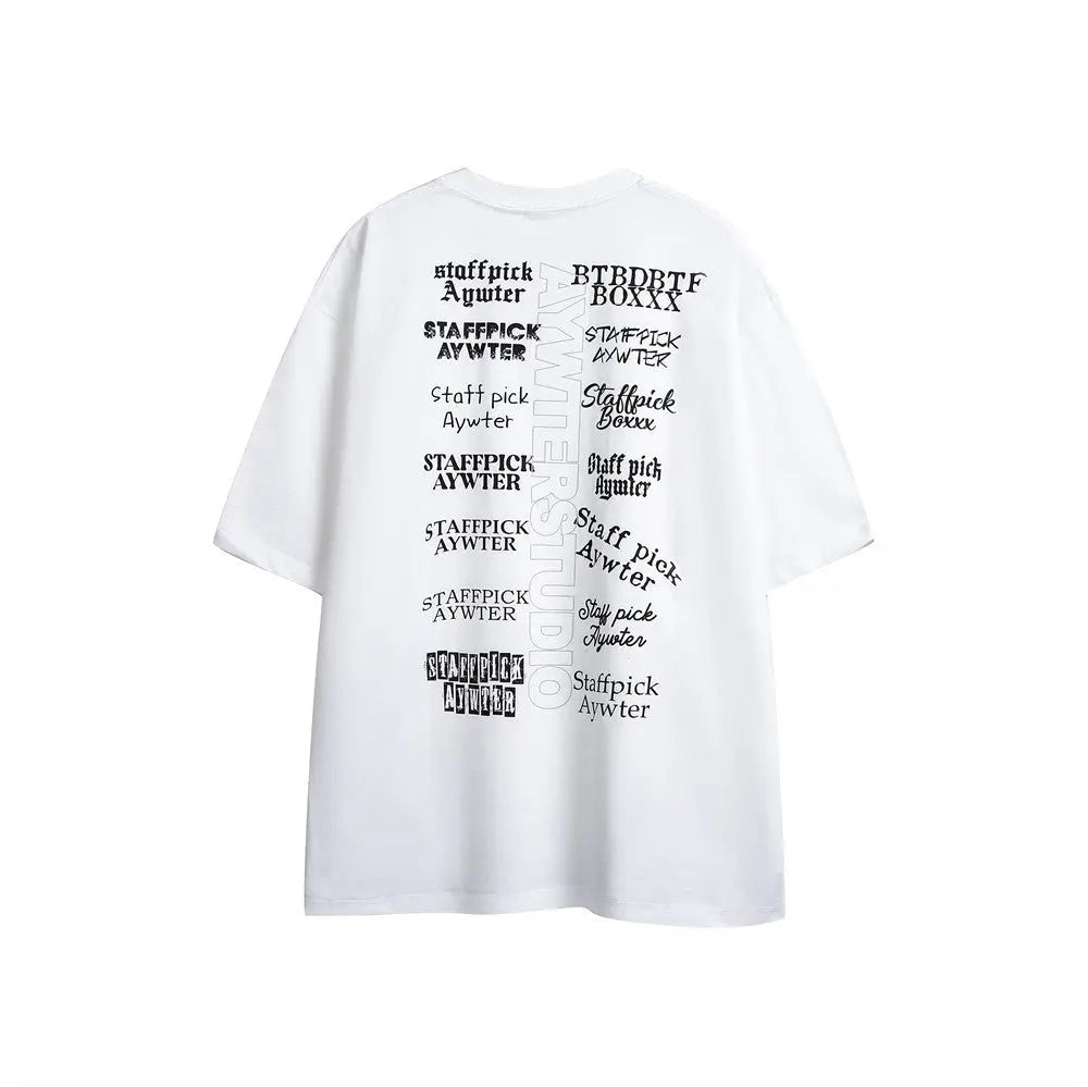 Letter Print Short-sleeve T-shirt For Women Novara Shop   Novara Shop
