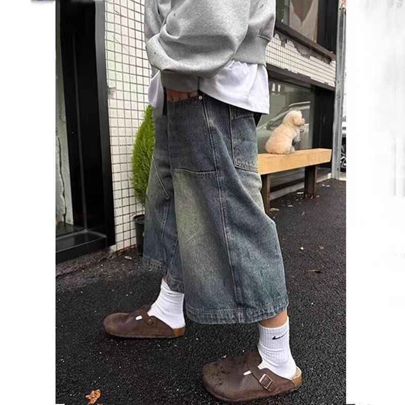 American Retro Denim Shorts For Men And Women
