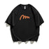 Fashion Cotton Print Short Sleeve T-shirt Men Novara Shop  36.58 Novara Shop Black / XL  36.58