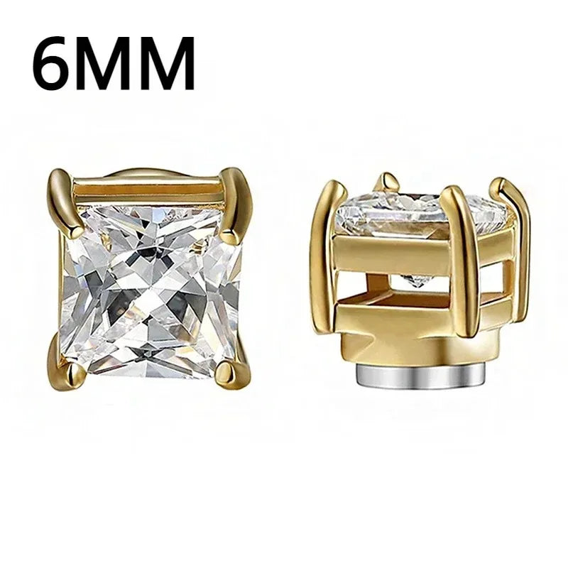 1Pairs Crystal Strong Magnetic Ear Stud Clip Earrings for My Novara Shop   Novara Shop
