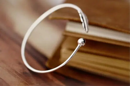 S925 Sterling Silver Leaf Bracelet - Novarashop