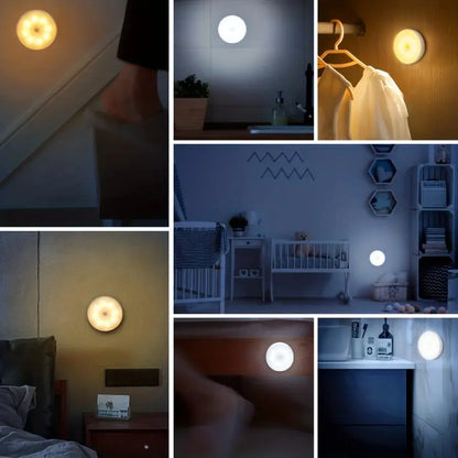 1pc Wireless Motion Sensor Night Light, Bedroom Decor Light, Intelligent Induction Lamp, for Staircase Closet Room Step Lighting Novara Shop   Novara Shop
