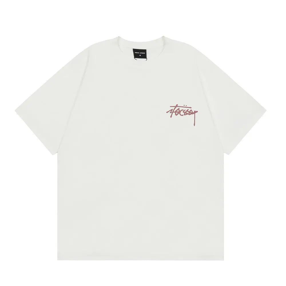 Fashion Letter Print Short-sleeve T-shirt Men Novara Shop   Novara Shop